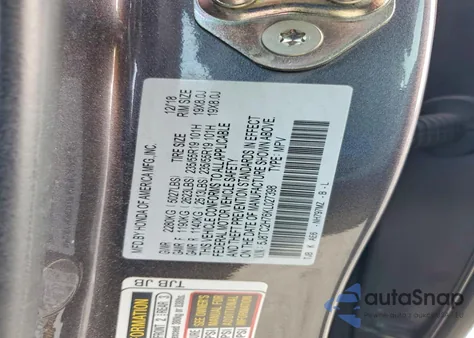 2019 Acura Rdx Advance from USA, damaged, VIN 5J8TC2H76KL027398